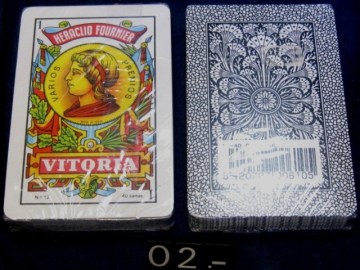 02 CARTAS NAIPES FOURNIER N12 40C